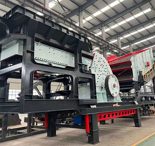 Mobile Impact Crusher Station