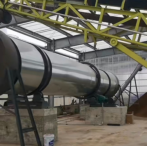 CE-Certified Organic Fertilizer Rotary Dryer for Poland
