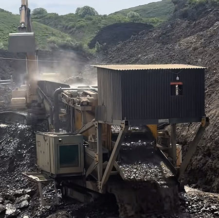 Kazakhstan Gold Washing Plant in Operation